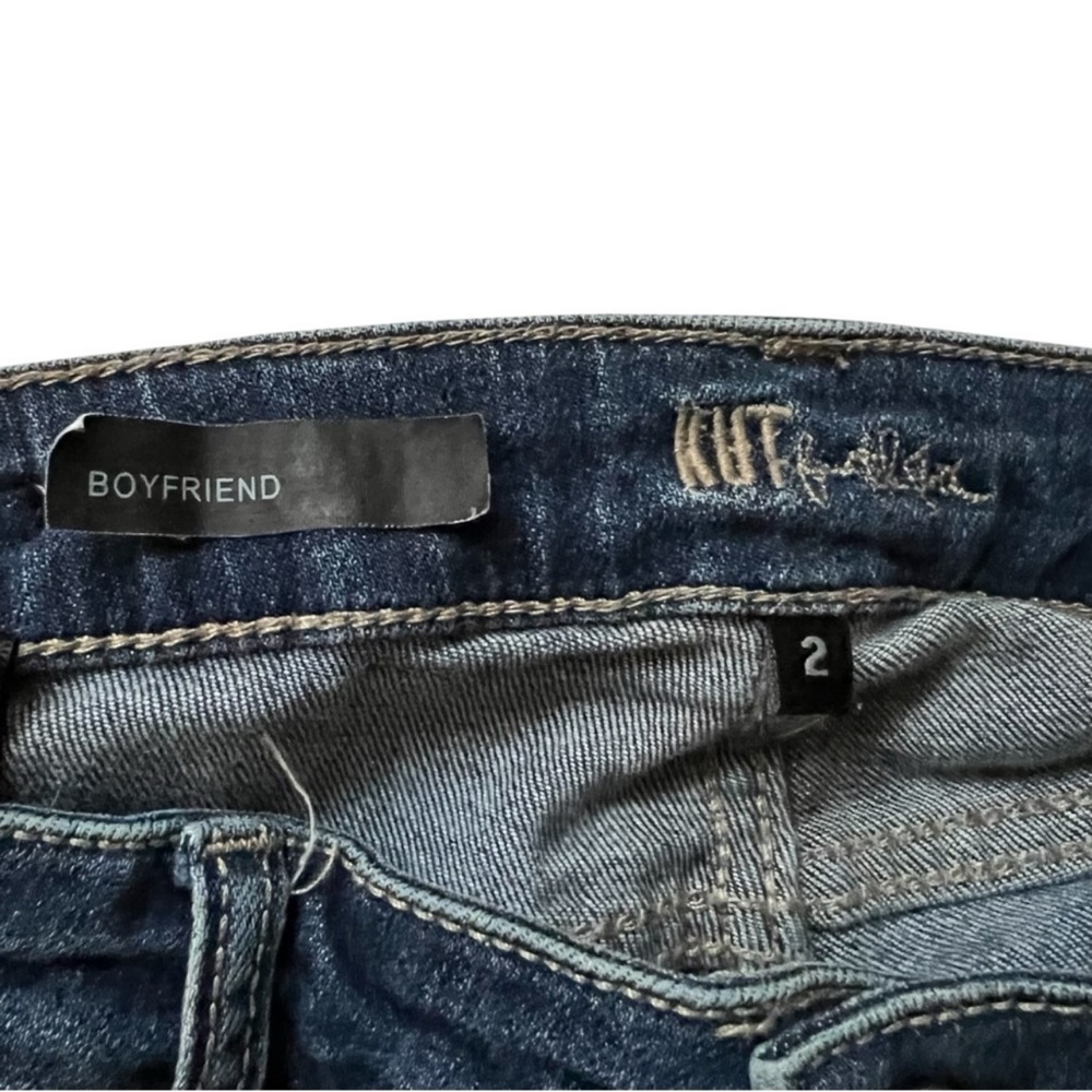 Kut From The Kloth Boyfriend Distressed Jeans Size 2 - Picture 8 of 8